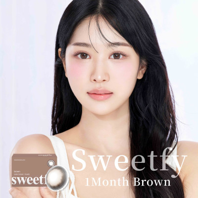 LensVery 1Month – Sweetfy Brown 月拋 2片裝